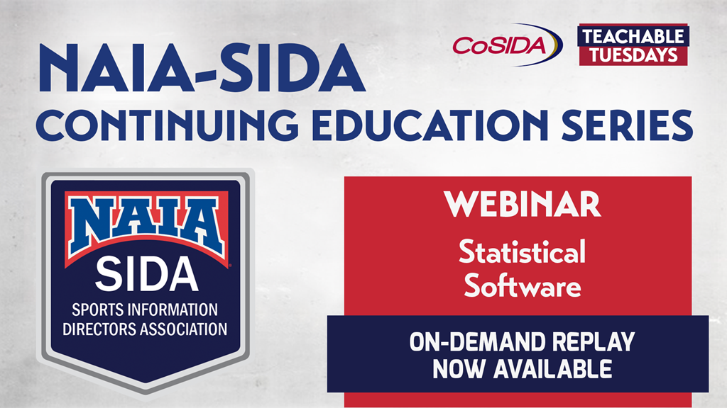 ON-DEMAND WEBINAR: NAIA-SIDA Continuing Education Webinar – Statistical Software